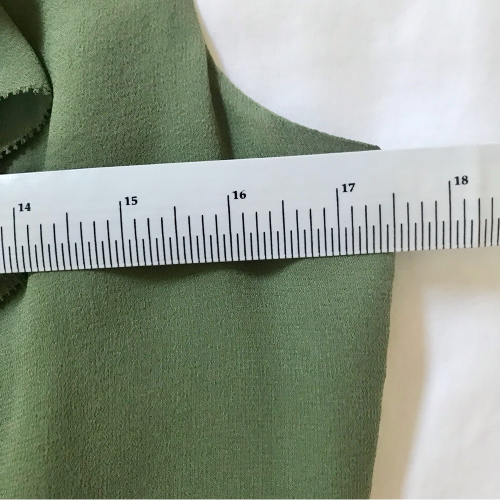 Banana Republic Green Ruffle Dress - Picture 9 of 11